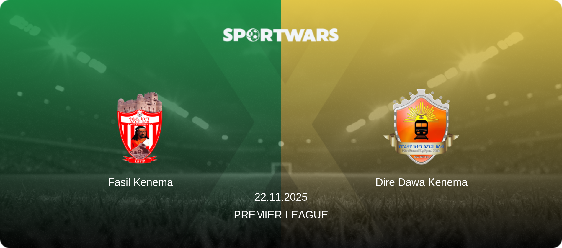 Fasil Kenema — Dire Dawa Kenema, 22.11.2025 — Premier League (match preview)