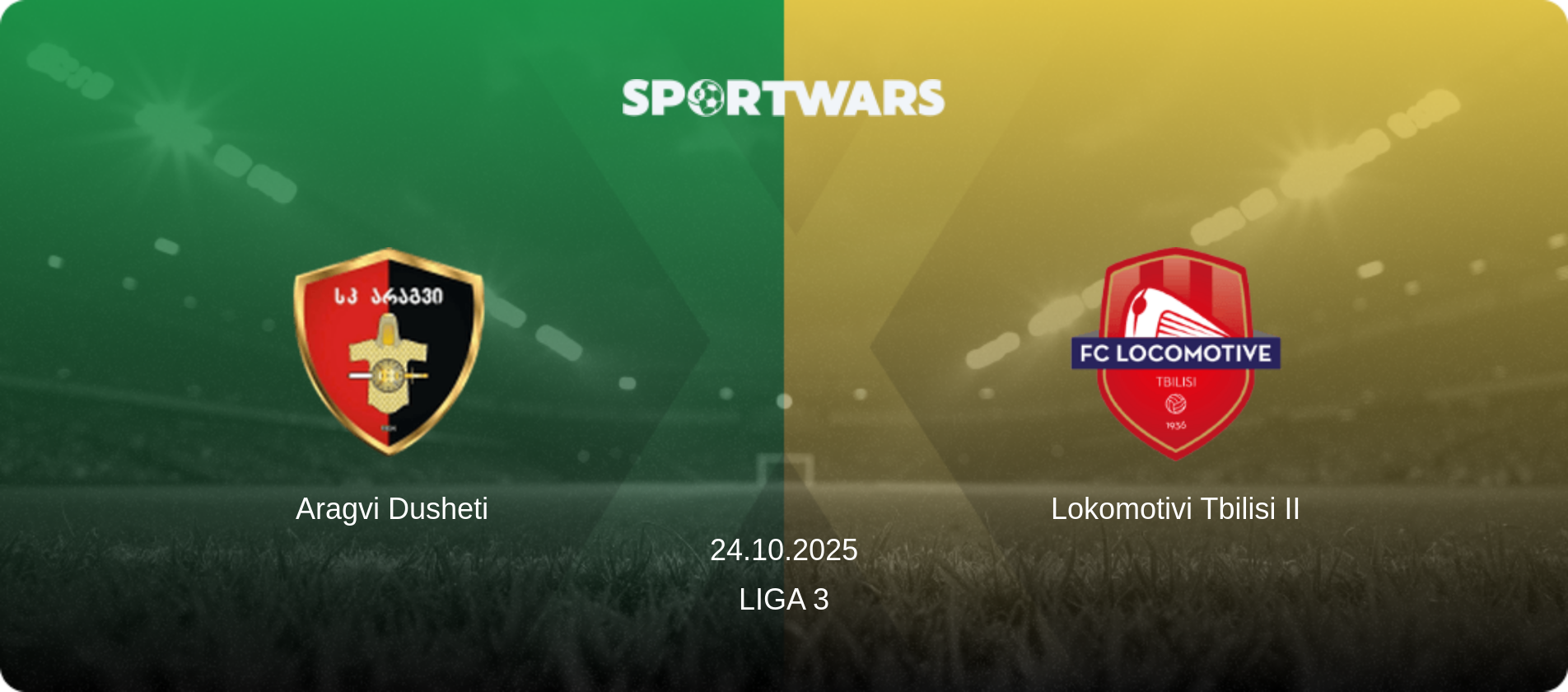 Aragvi Dusheti — Lokomotivi Tbilisi II, 24.10.2025 — Liga 3 (match preview)