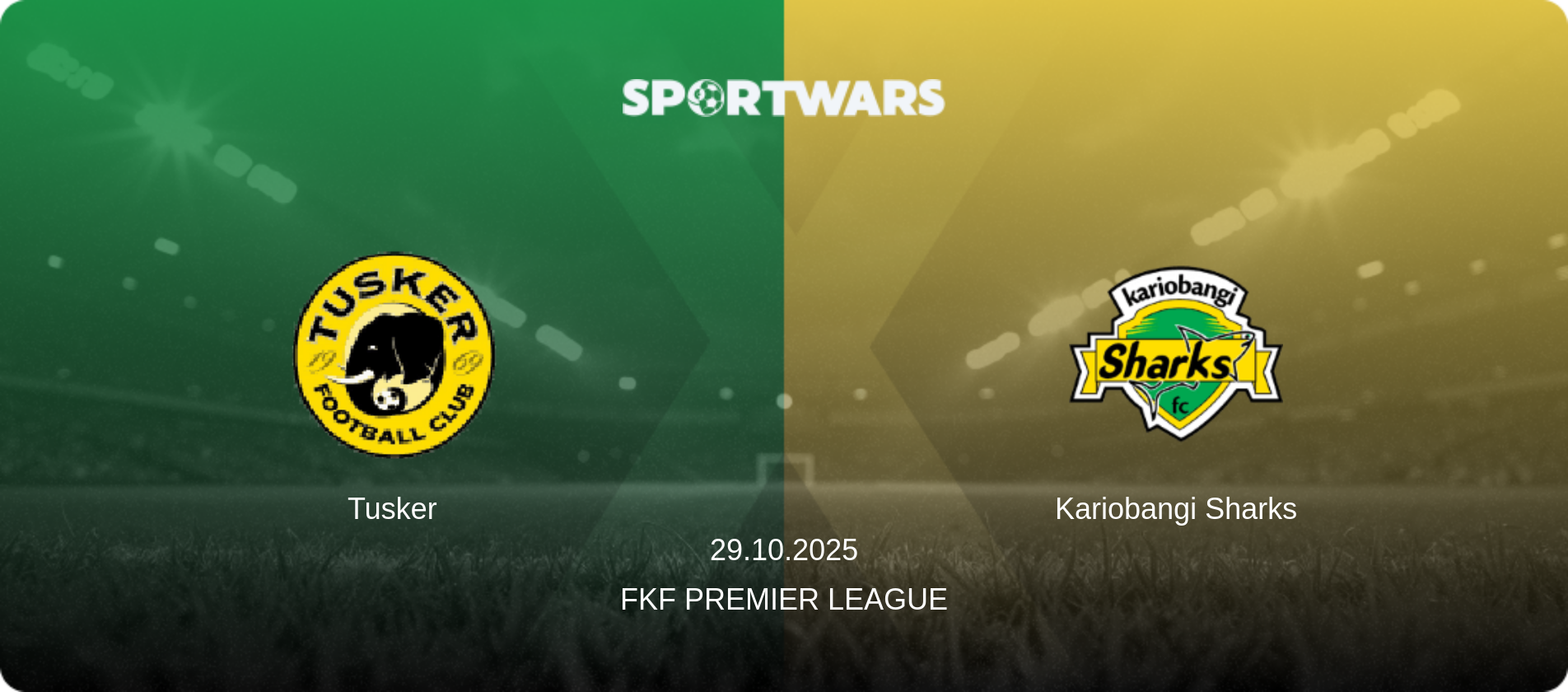 Tusker — Kariobangi Sharks, 29.10.2025 — FKF Premier League (match preview)