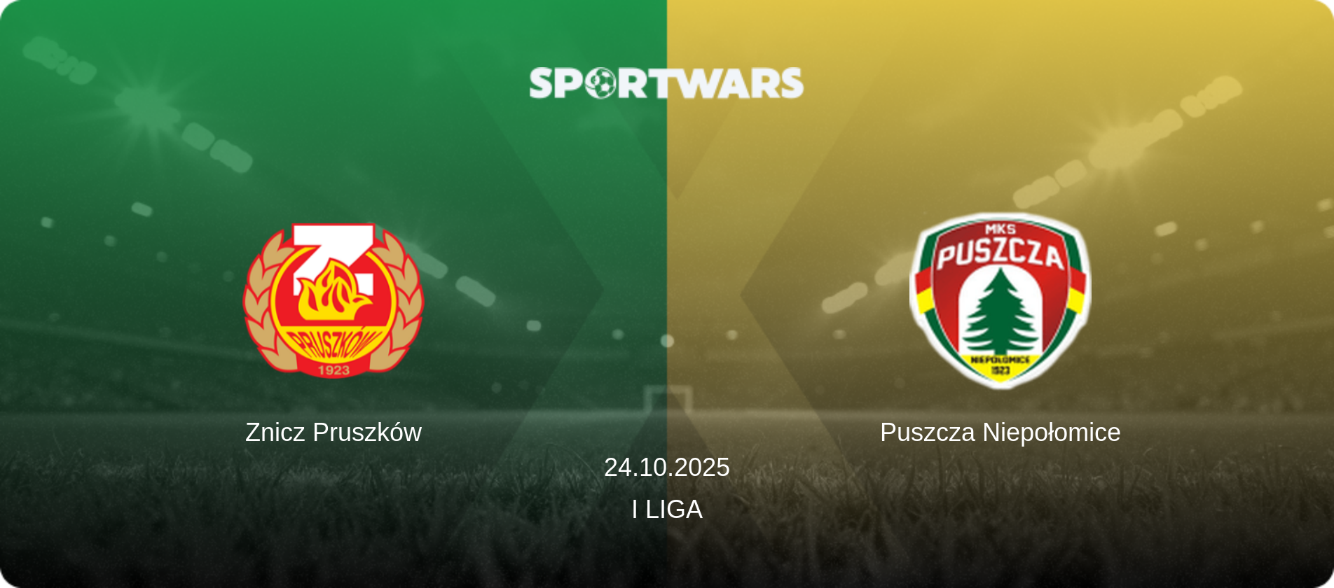 Znicz Pruszków — Puszcza Niepołomice, 24.10.2025 — I Liga (match preview)