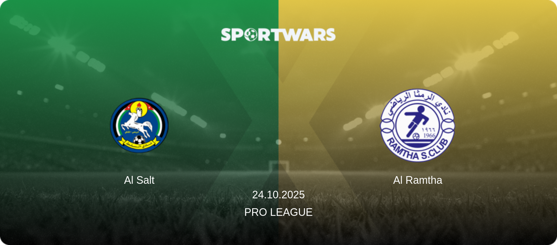 Al Salt — Al Ramtha, 24.10.2025 — Pro League (match preview)