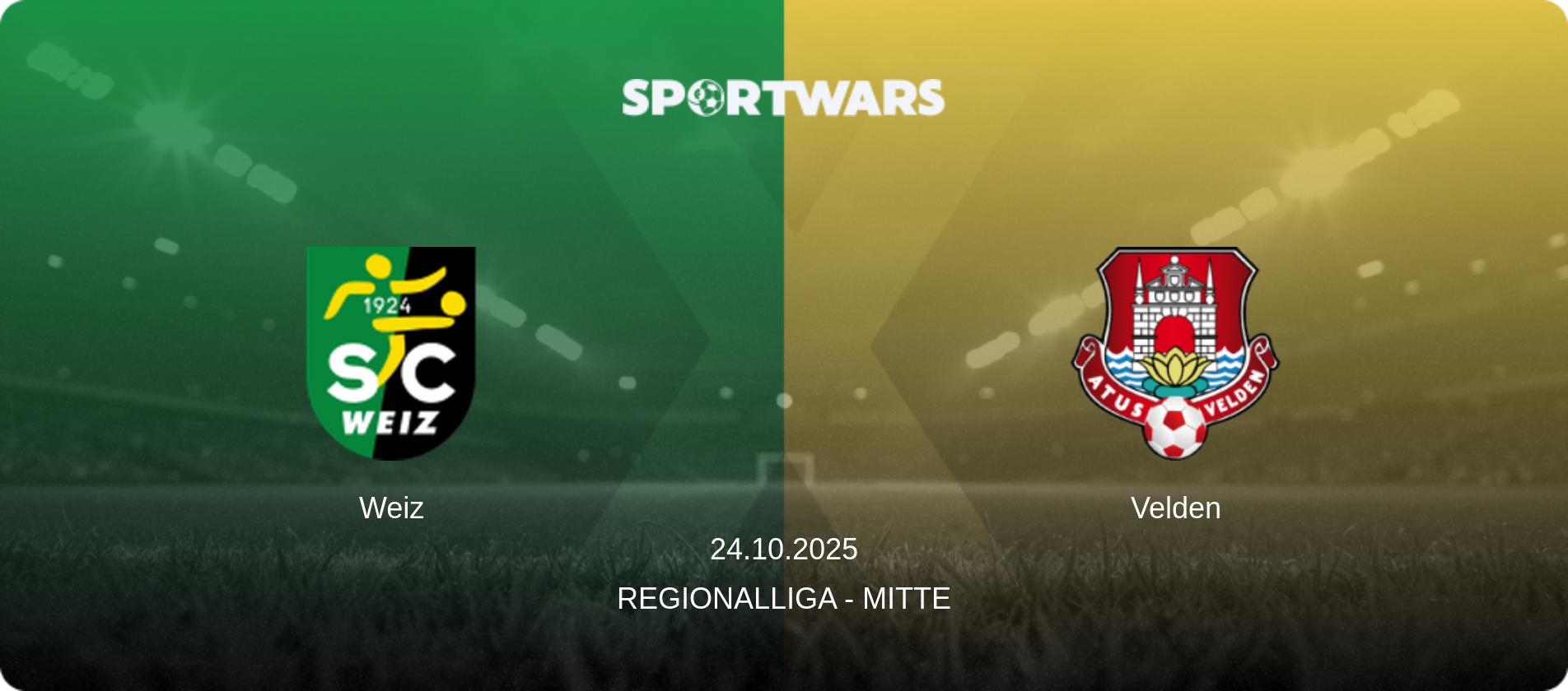 Weiz — Velden, 24.10.2025 — Regionalliga - Mitte (match preview)