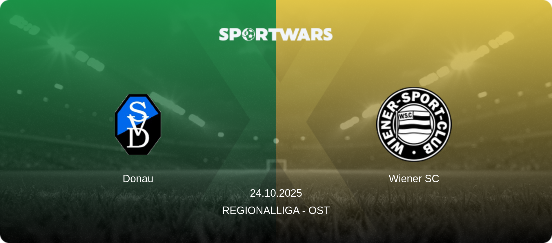 Donau — Wiener SC, 24.10.2025 — Regionalliga - Ost (match preview)