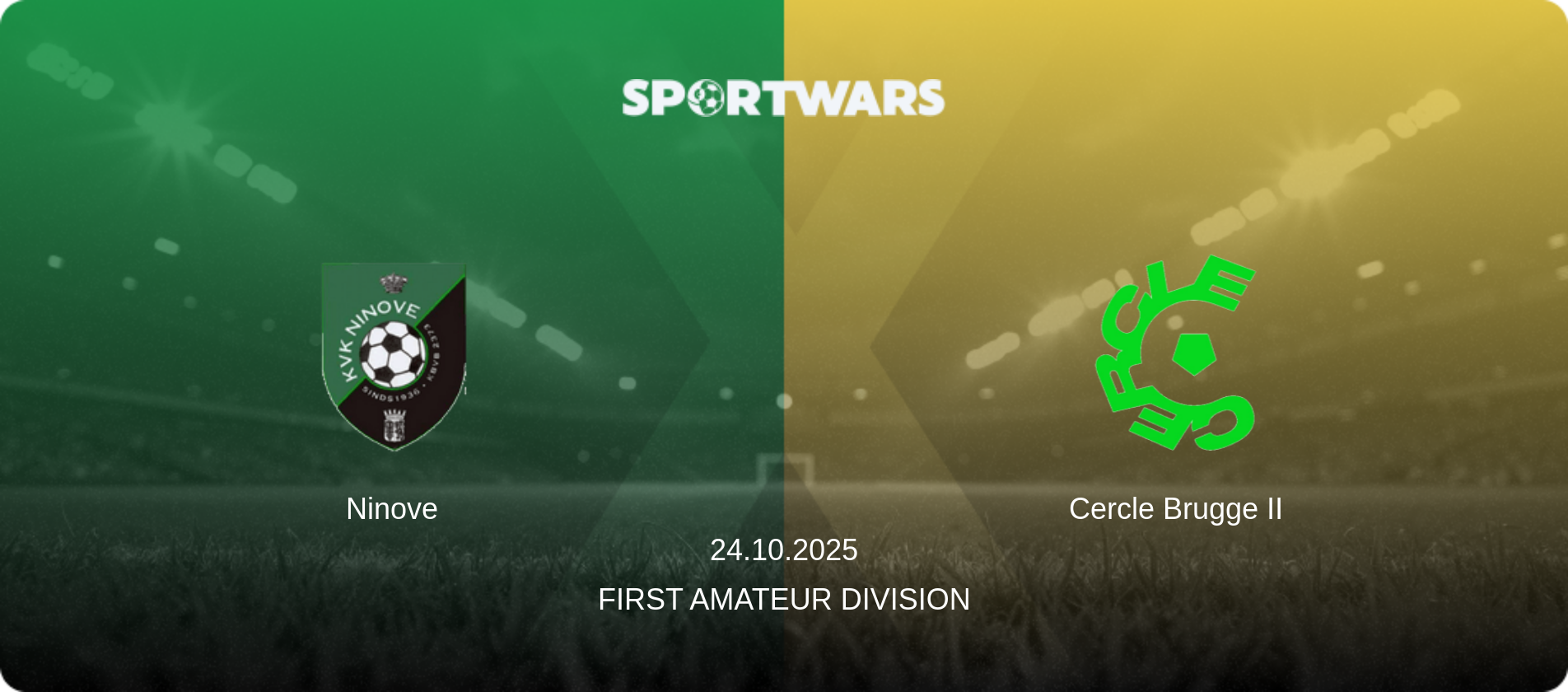 Ninove — Cercle Brugge II, 24.10.2025 — First Amateur Division (match preview)