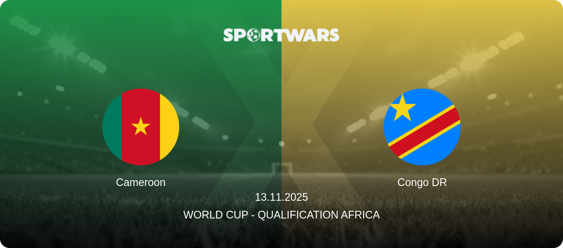 Cameroon — Congo DR, 13.11.2025 — World Cup - Qualification Africa (match preview)