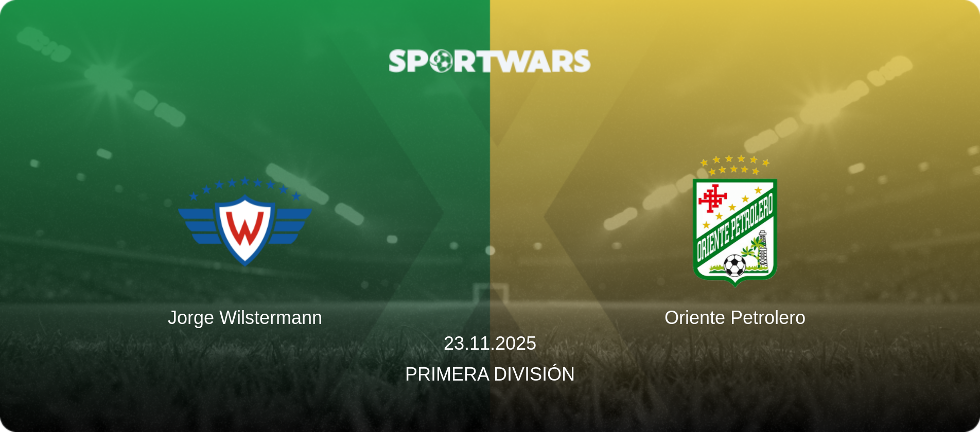 Jorge Wilstermann — Oriente Petrolero, 23.11.2025 — Primera División (match preview)