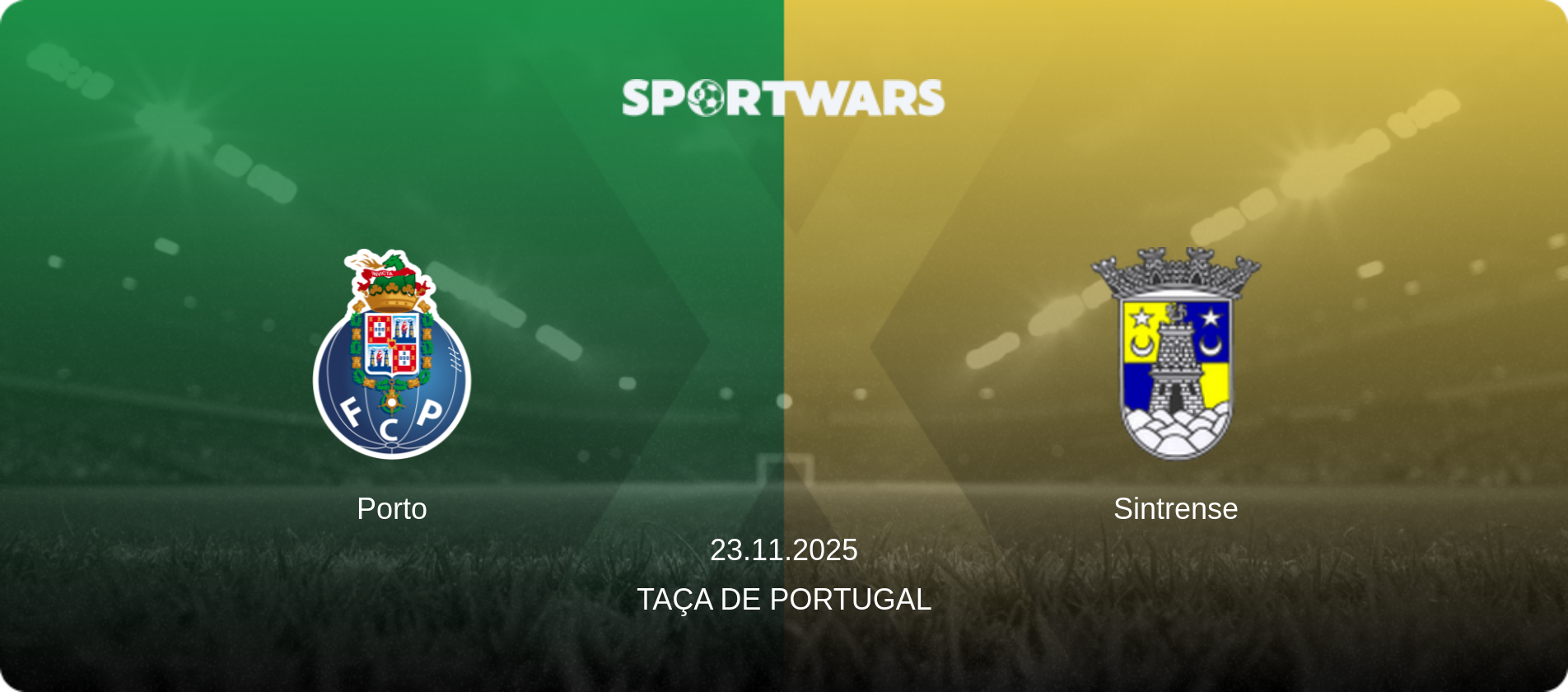 Porto — Sintrense, 23.11.2025 — Taça de Portugal (match preview)
