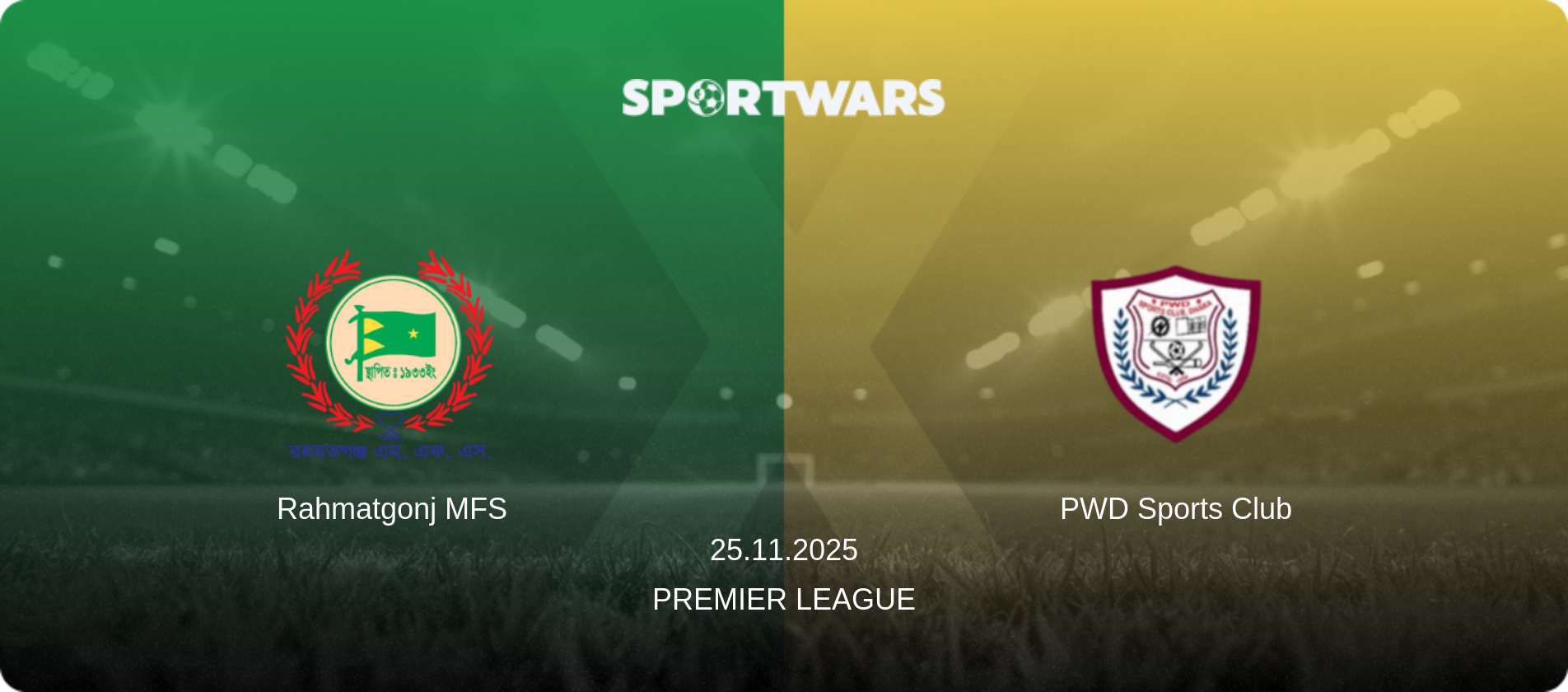 Rahmatgonj MFS — PWD Sports Club, 25.11.2025 — Premier League (match preview)