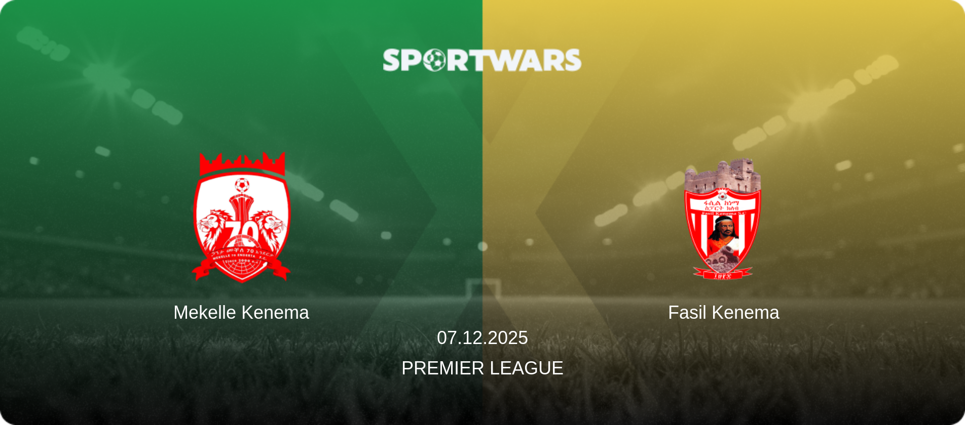 Mekelle Kenema — Fasil Kenema, 07.12.2025 — Premier League (match preview)