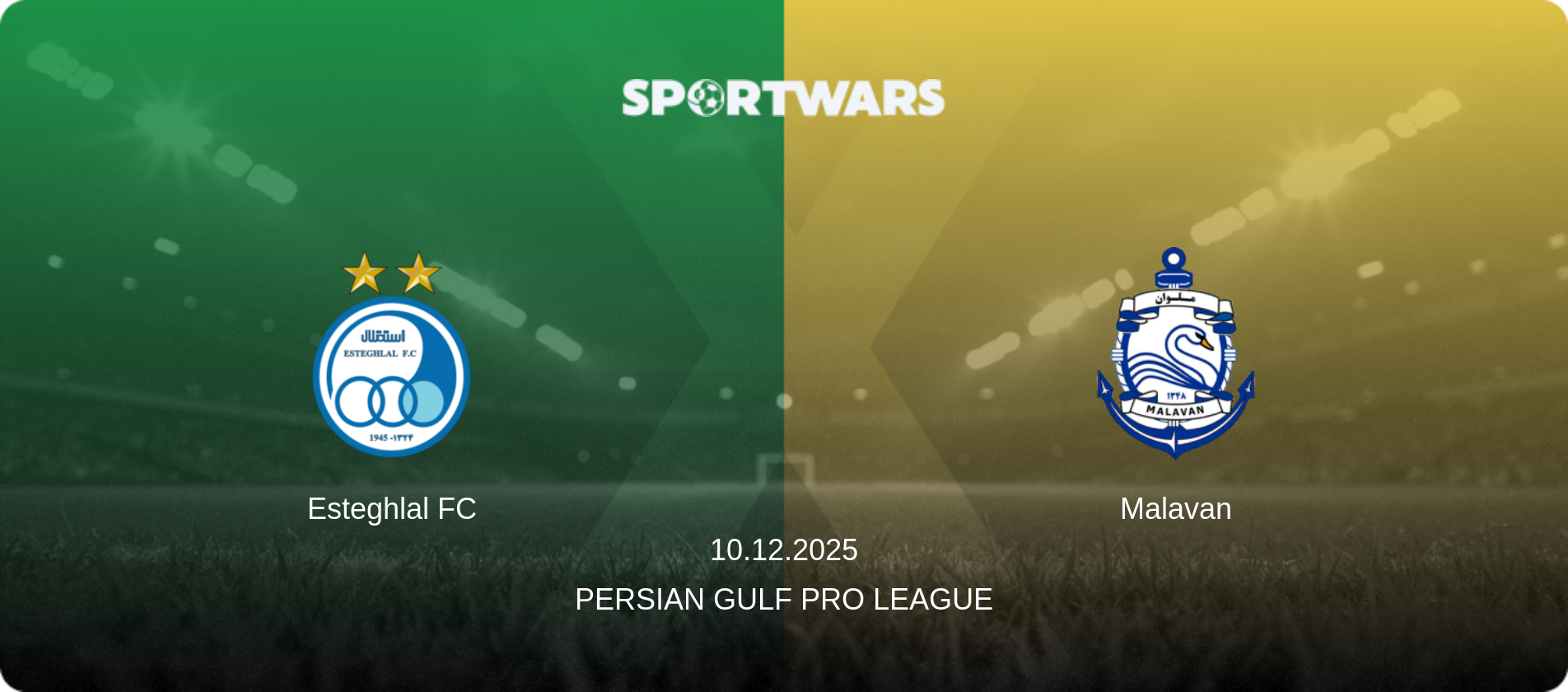 Esteghlal FC — Malavan, 10.12.2025 — Persian Gulf Pro League (match preview)