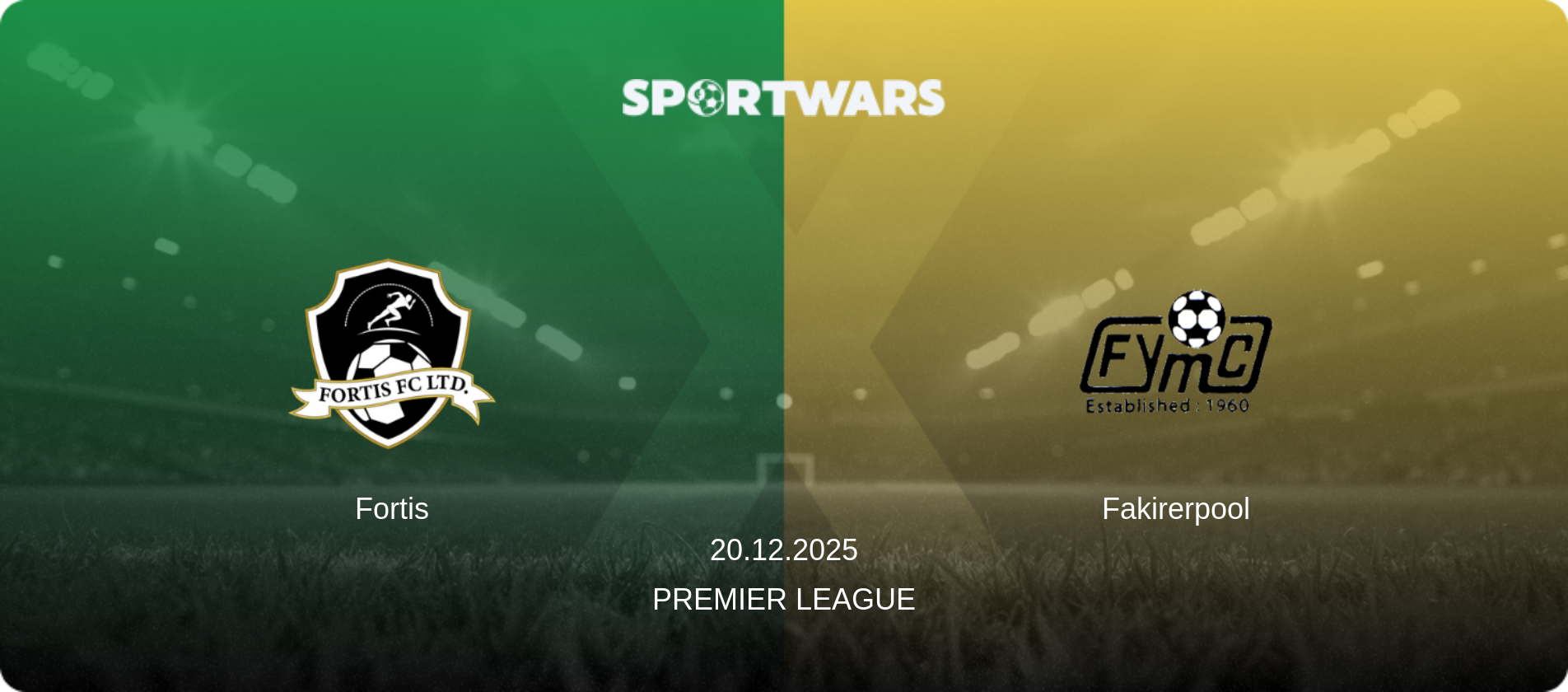 Fortis — Fakirerpool, 20.12.2025 — Premier League (match preview)