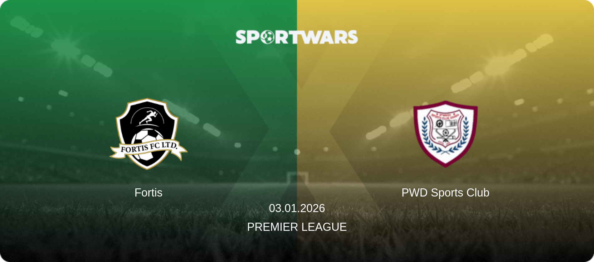 Fortis — PWD Sports Club, 03.01.2026 — Premier League (match preview)