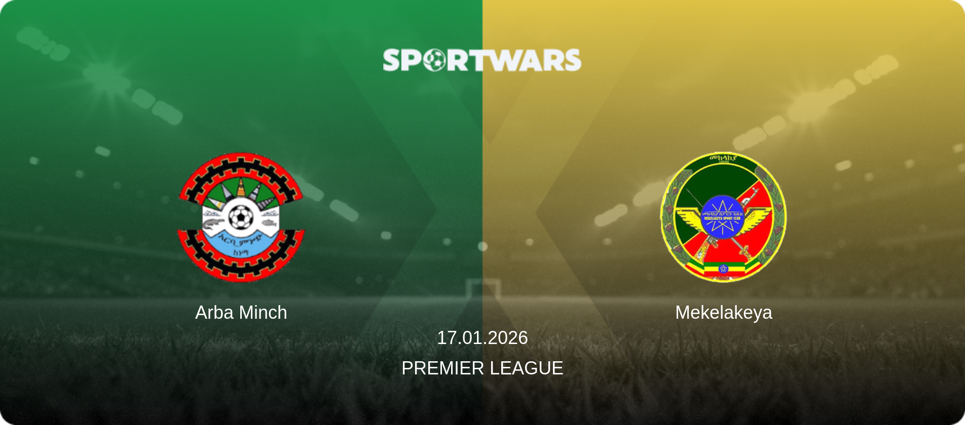 Arba Minch — Mekelakeya, 17.01.2026 — Premier League (match preview)