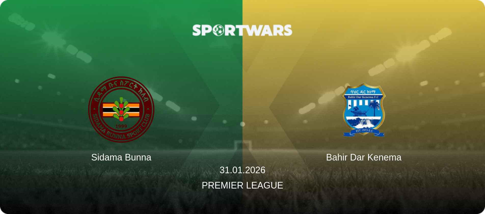 Sidama Bunna — Bahir Dar Kenema, 31.01.2026 — Premier League (match preview)