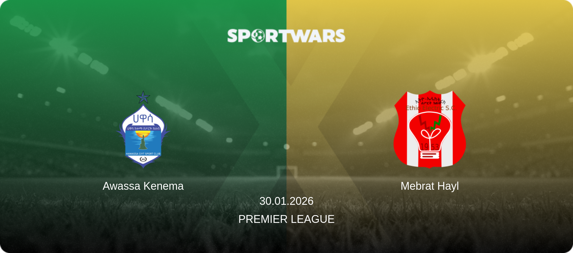 Awassa Kenema — Mebrat Hayl, 30.01.2026 — Premier League (match preview)