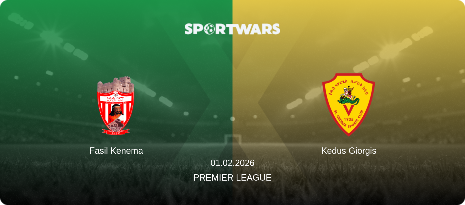 Fasil Kenema — Kedus Giorgis, 01.02.2026 — Premier League (match preview)