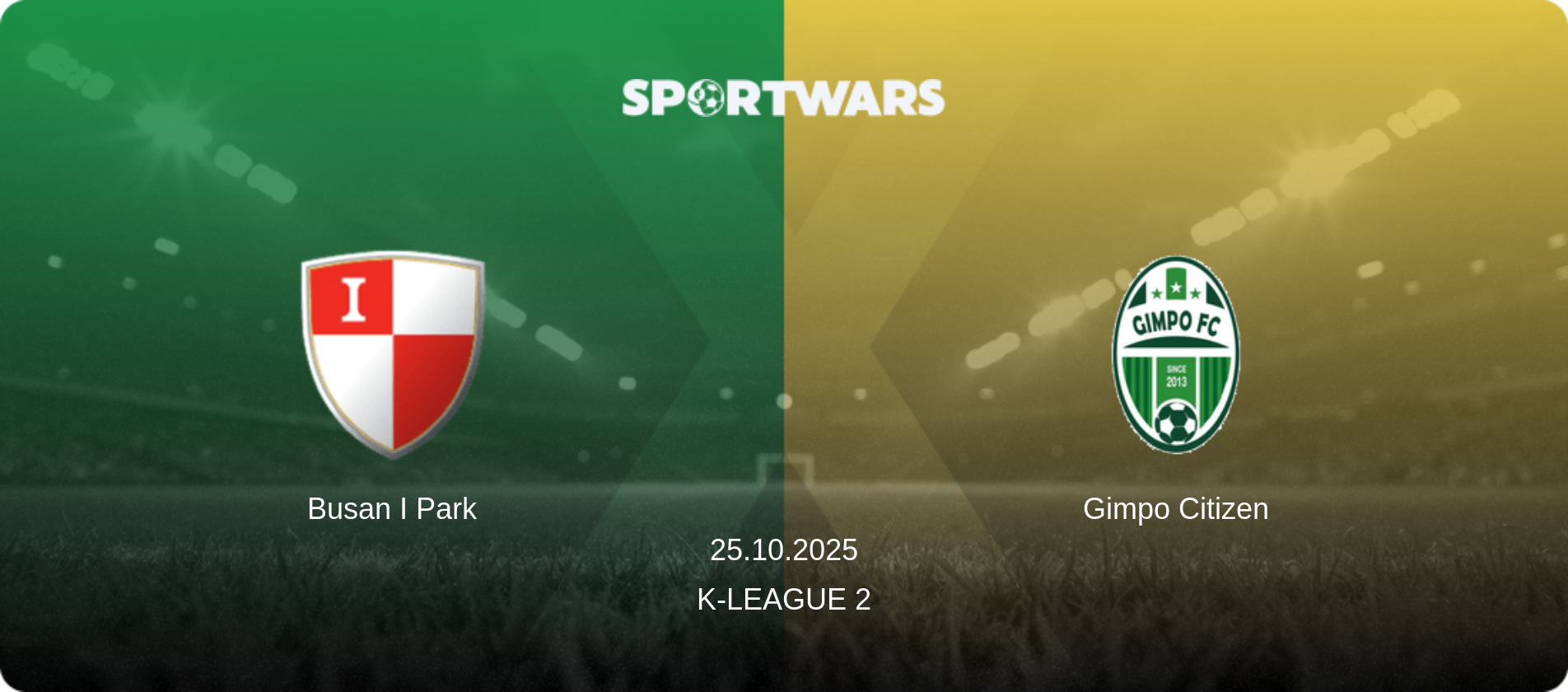 Busan I Park — Gimpo Citizen, 25.10.2025 — K-League 2 (match preview)