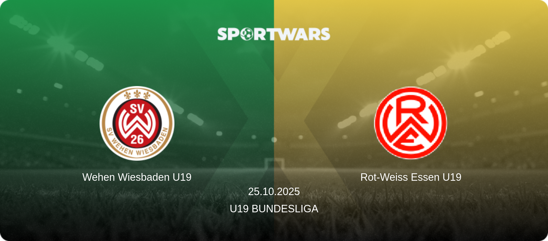 Wehen Wiesbaden U19 — Rot-Weiss Essen U19, 25.10.2025 — U19 Bundesliga (match preview)