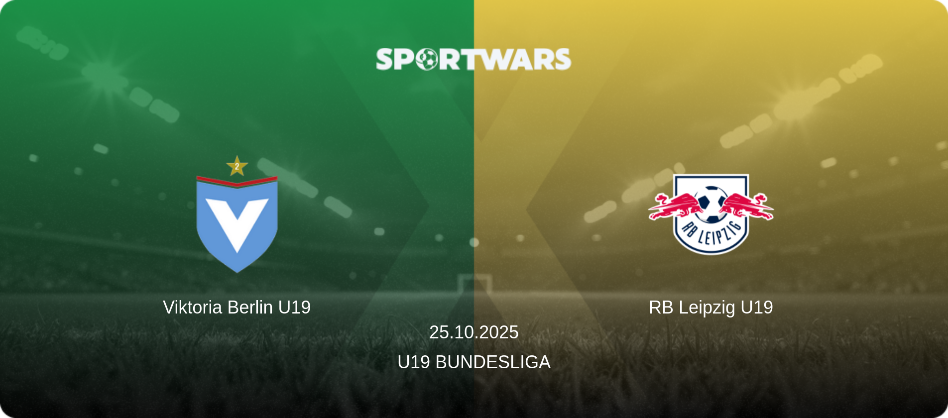 Viktoria Berlin U19 — RB Leipzig U19, 25.10.2025 — U19 Bundesliga (match preview)