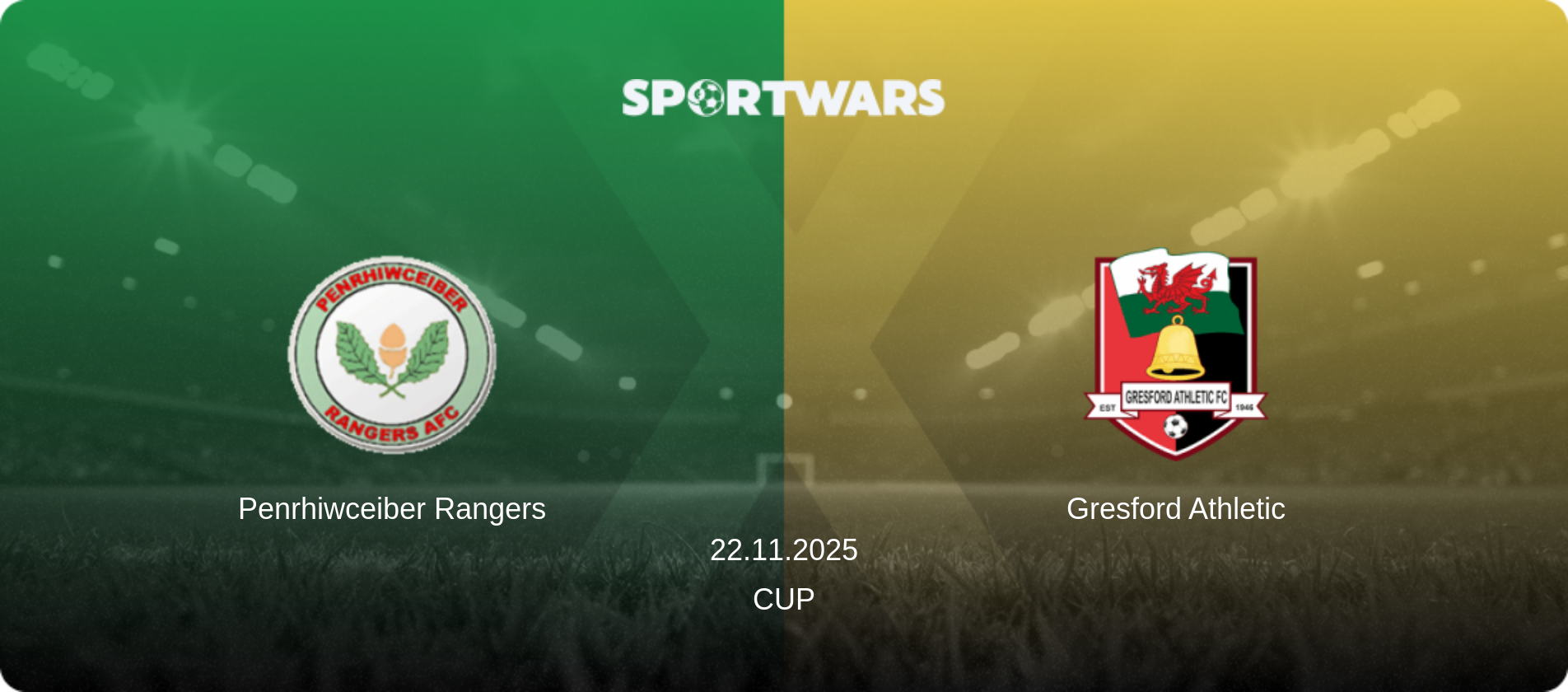 Penrhiwceiber Rangers — Gresford Athletic, 22.11.2025 — Cup (match preview)
