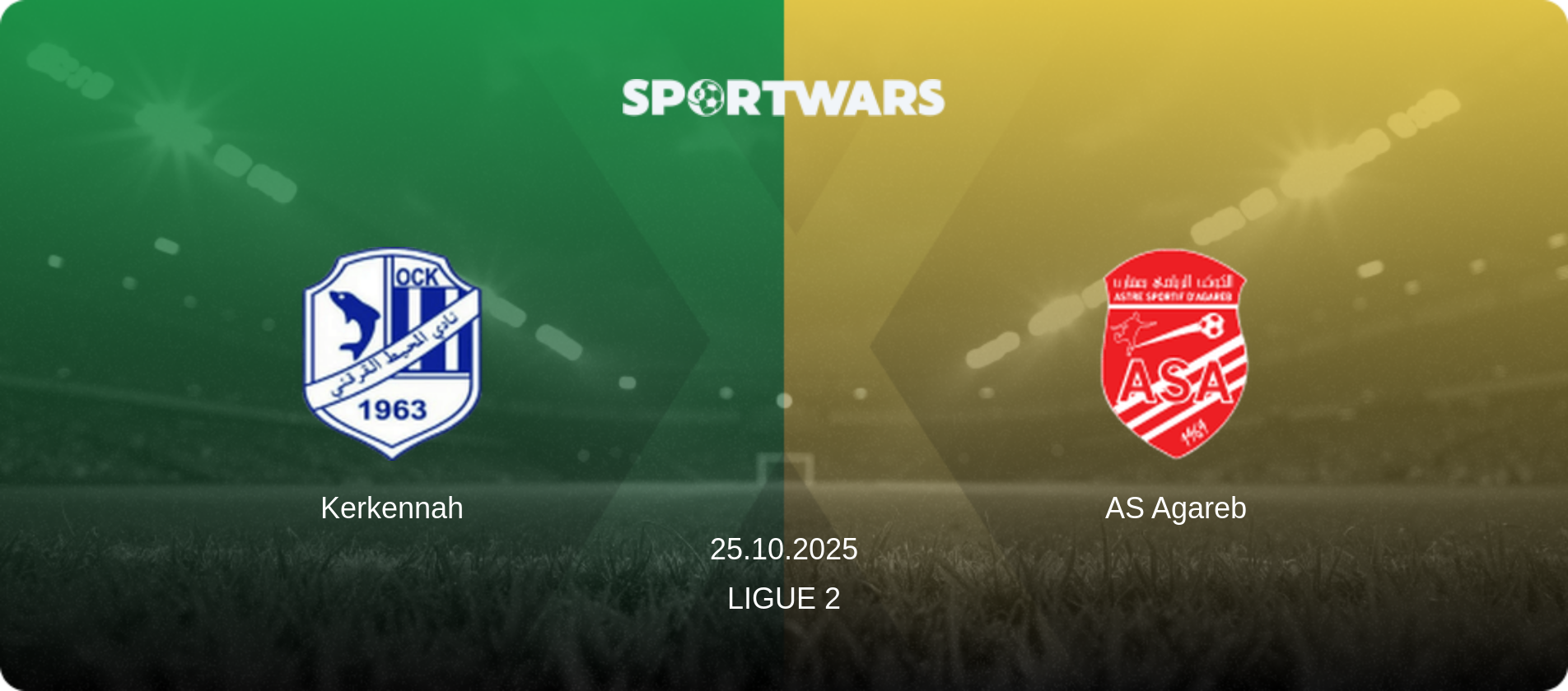 Kerkennah — AS Agareb, 25.10.2025 — Ligue 2 (match preview)