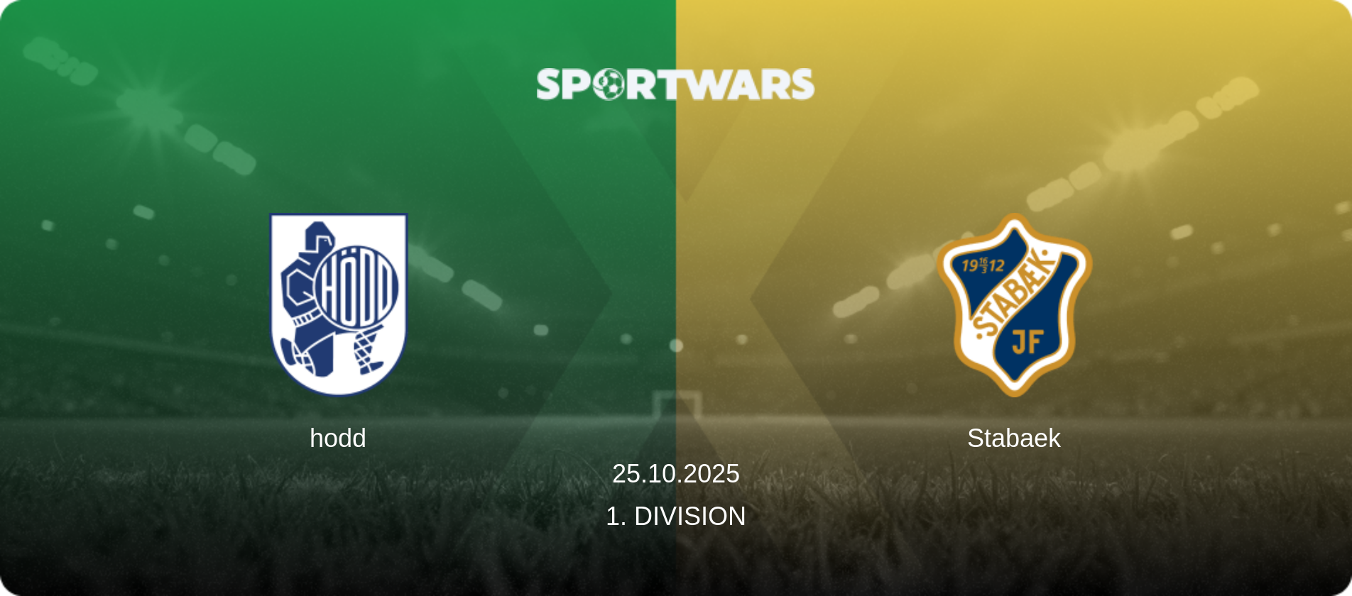 hodd — Stabaek, 25.10.2025 — 1. Division (match preview)