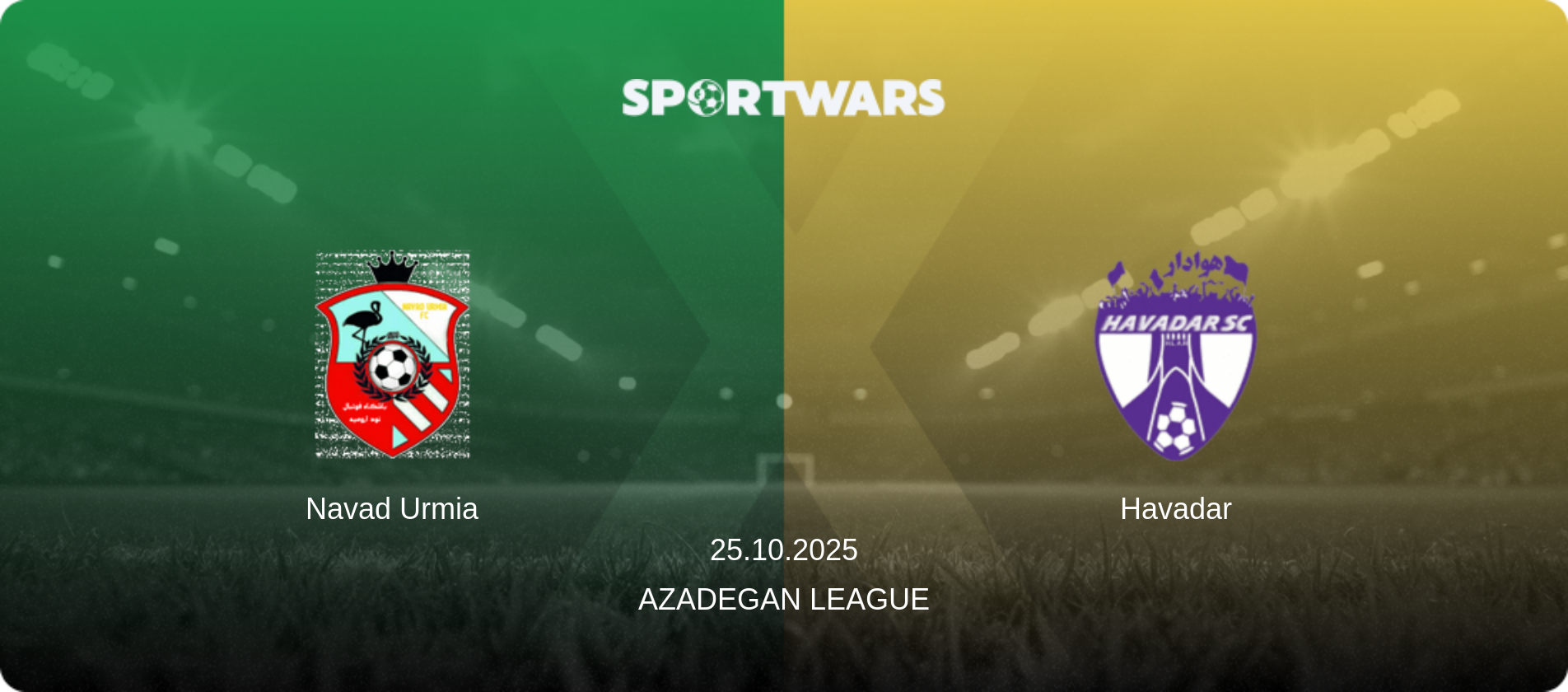 Navad Urmia — Havadar, 25.10.2025 — Azadegan League (match preview)