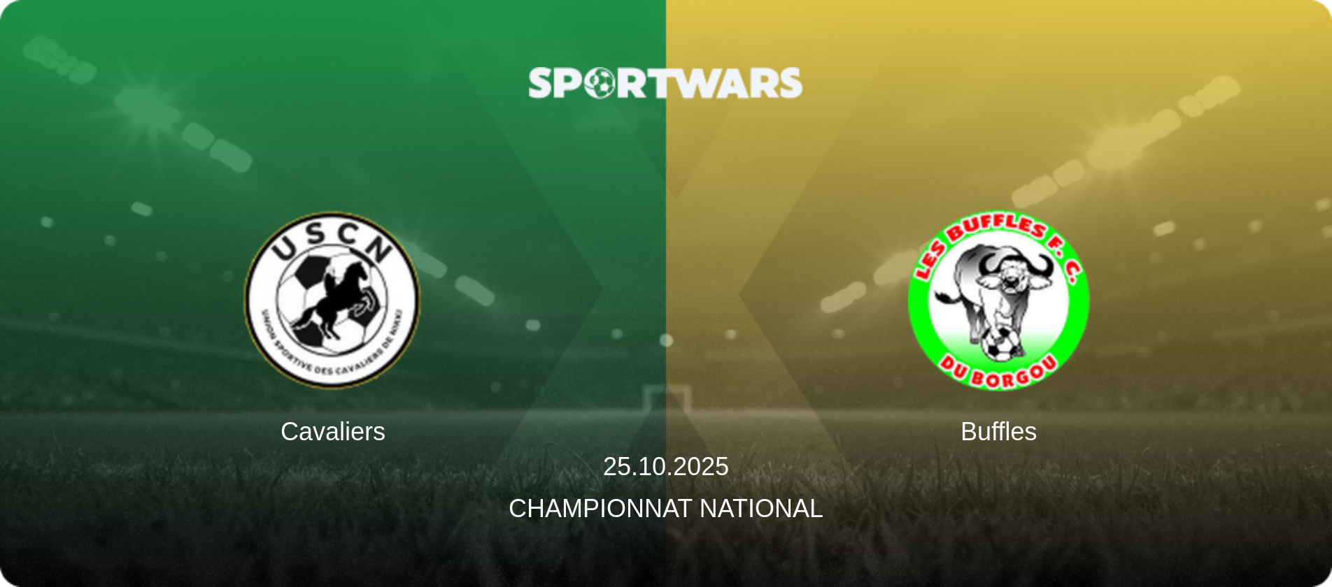 Cavaliers — Buffles, 25.10.2025 — Championnat National (match preview)