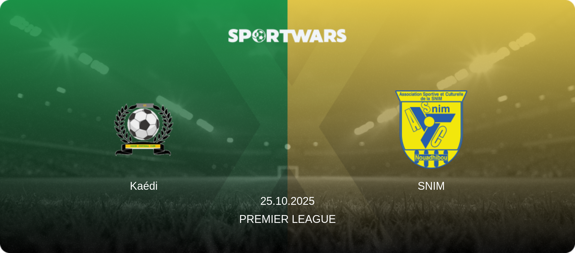 Kaédi — SNIM, 25.10.2025 — Premier League (match preview)