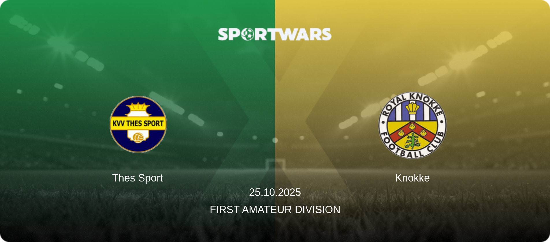 Thes Sport — Knokke, 25.10.2025 — First Amateur Division (match preview)