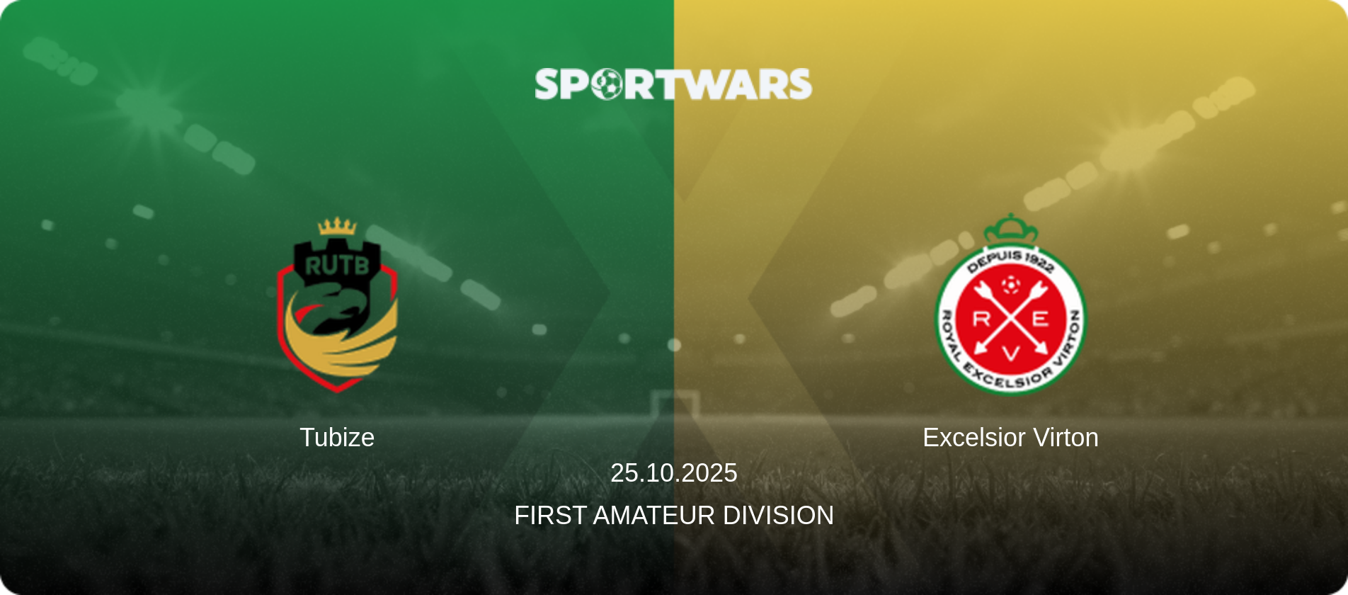 Tubize — Excelsior Virton, 25.10.2025 — First Amateur Division (match preview)