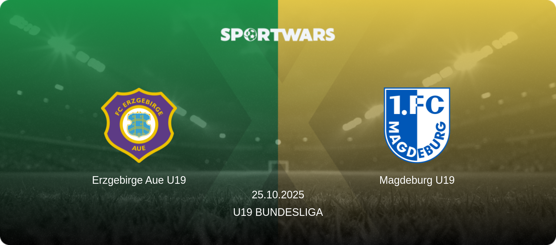 Erzgebirge Aue U19 — Magdeburg U19, 25.10.2025 — U19 Bundesliga (match preview)
