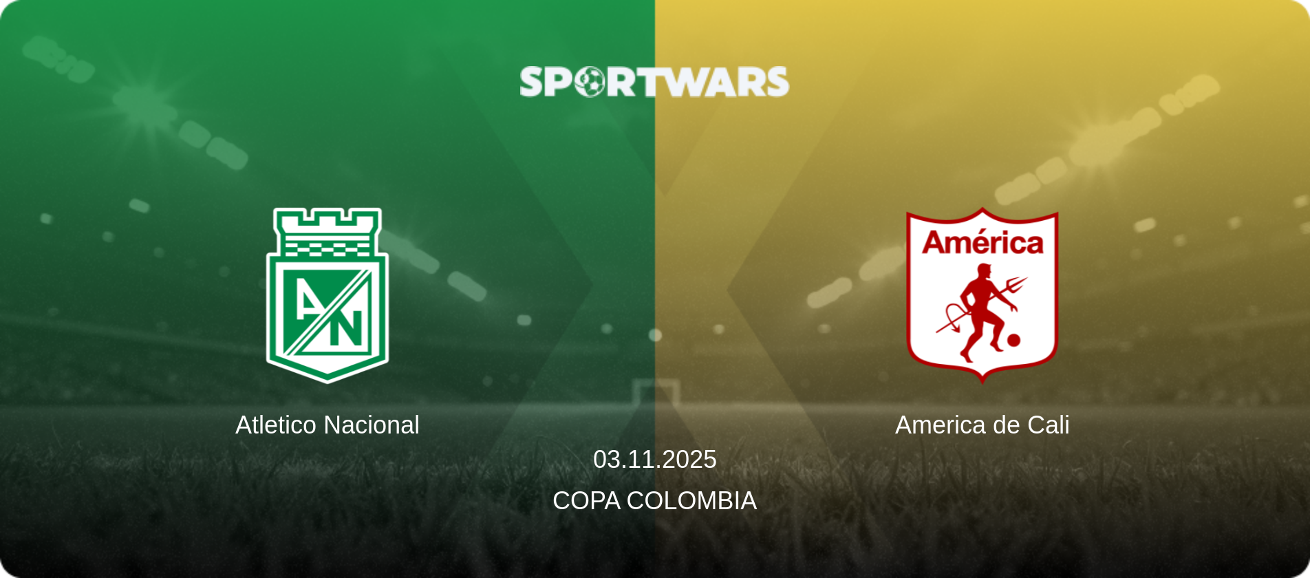 Atletico Nacional — America de Cali, 03.11.2025 — Copa Colombia (match preview)