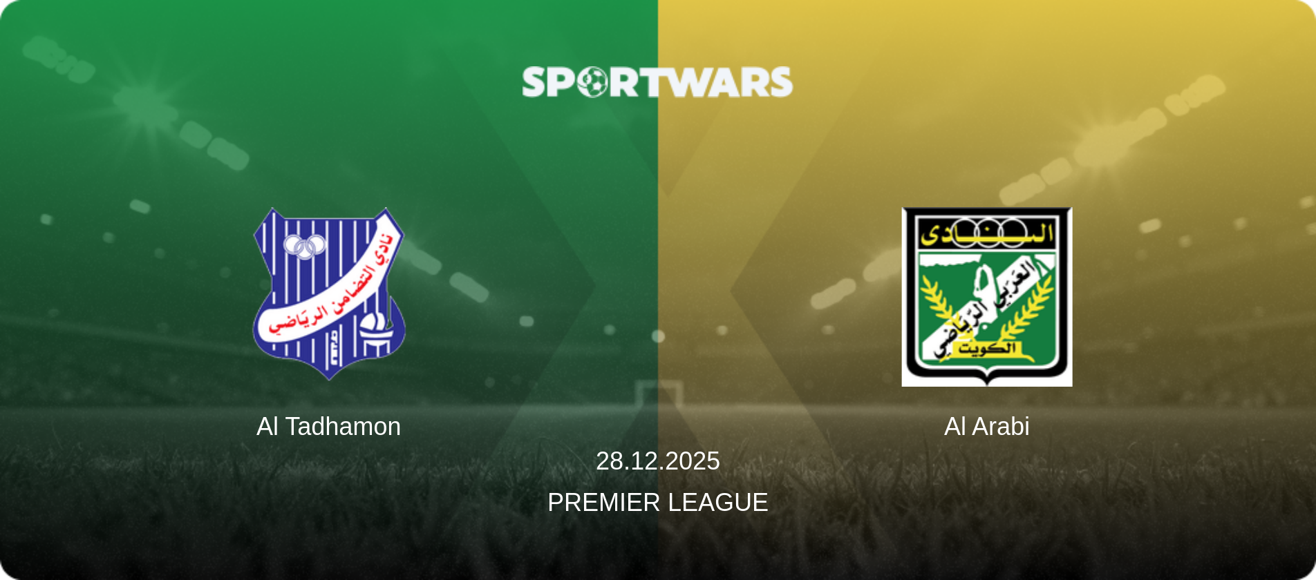 Al Tadhamon — Al Arabi, 28.12.2025 — Premier League (match preview)
