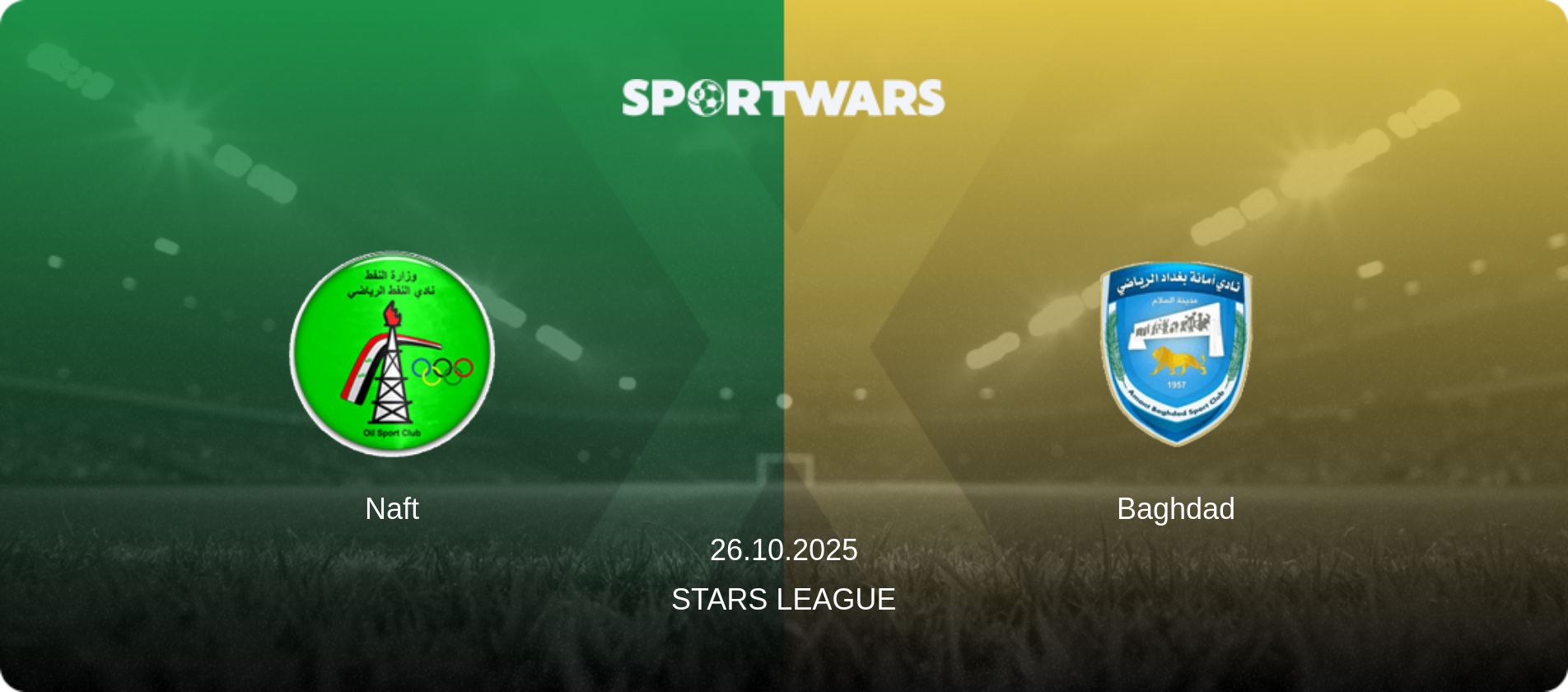 Naft — Baghdad, 26.10.2025 — Stars League (match preview)