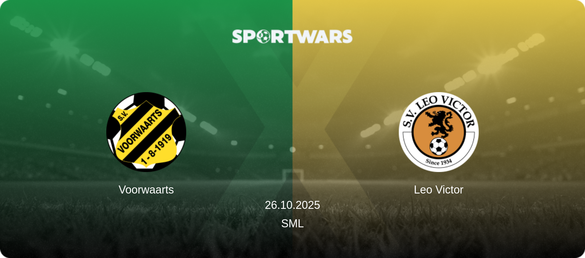 Voorwaarts — Leo Victor, 26.10.2025 — SML (match preview)