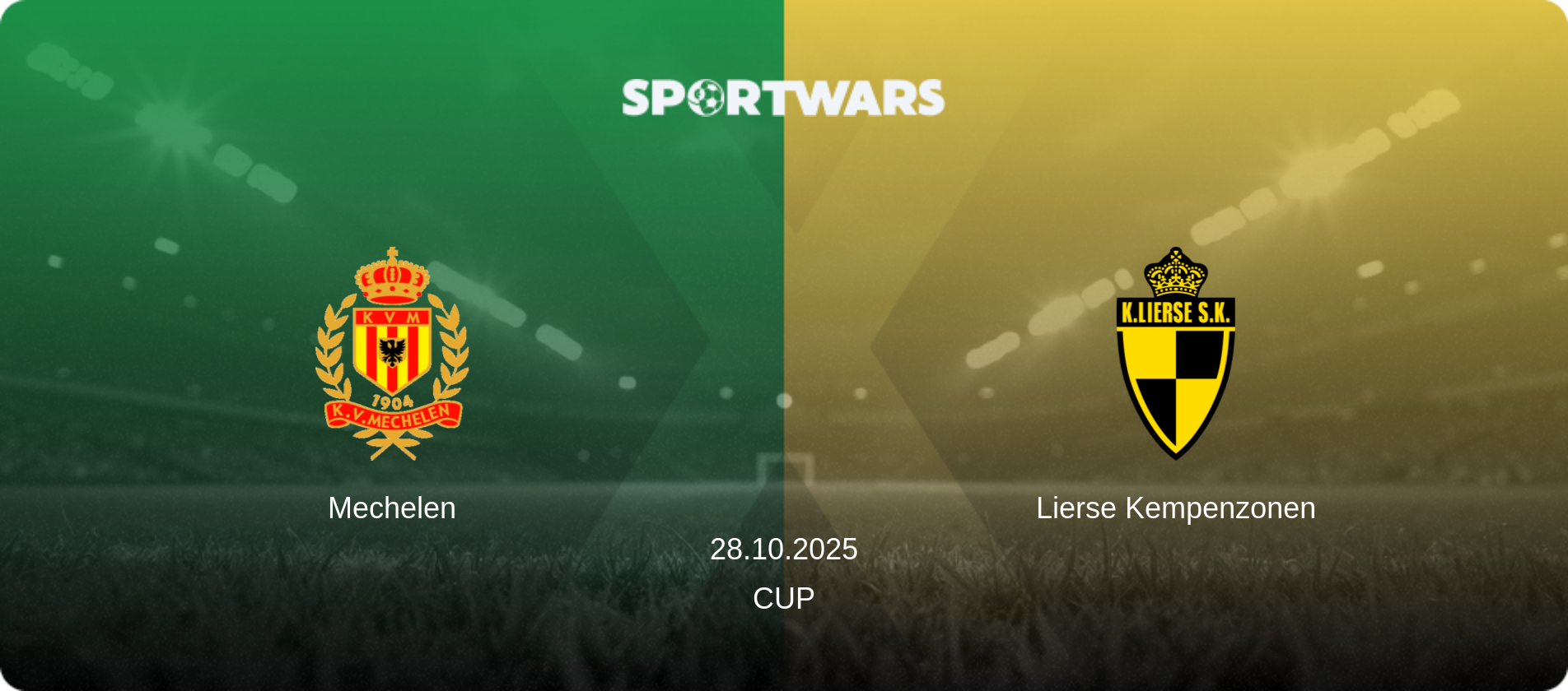 Mechelen — Lierse Kempenzonen, 28.10.2025 — Cup (match preview)