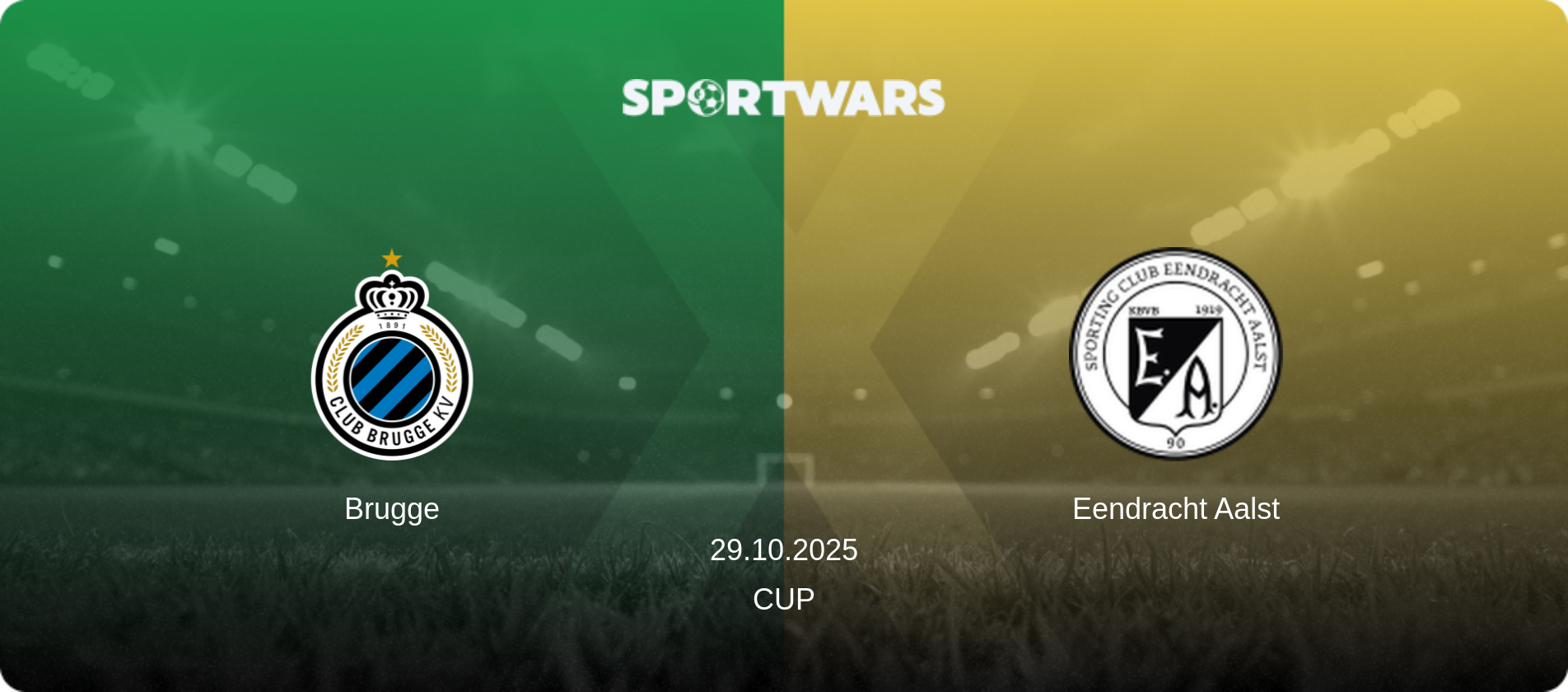 Brugge — Eendracht Aalst, 29.10.2025 — Cup (match preview)