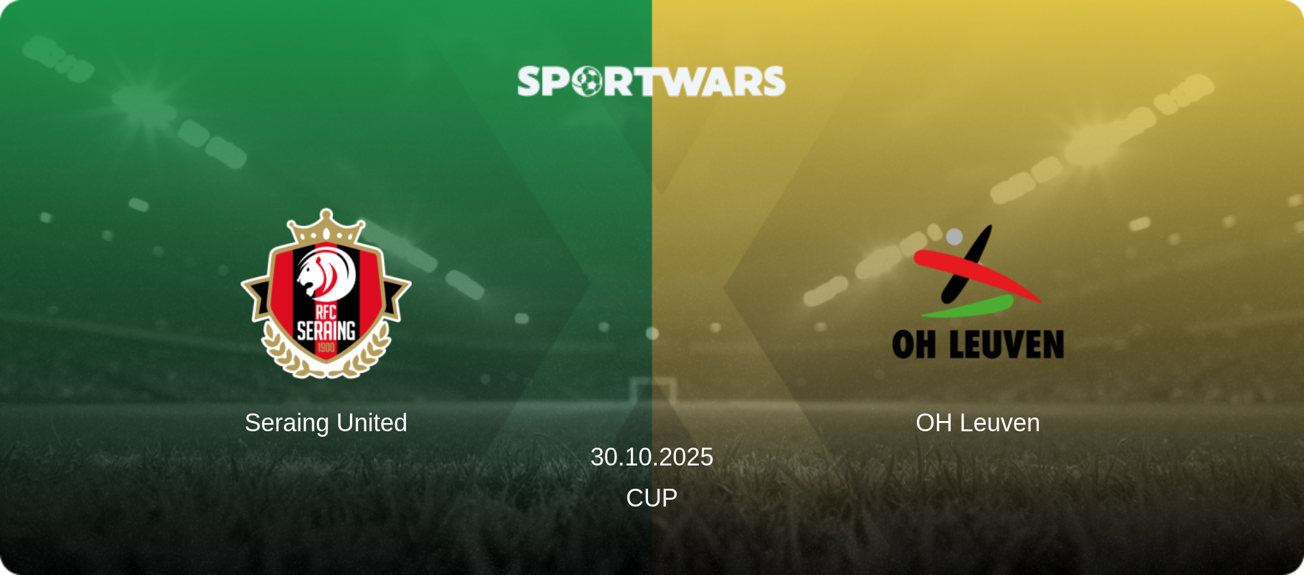Seraing United — OH Leuven, 30.10.2025 — Cup (match preview)