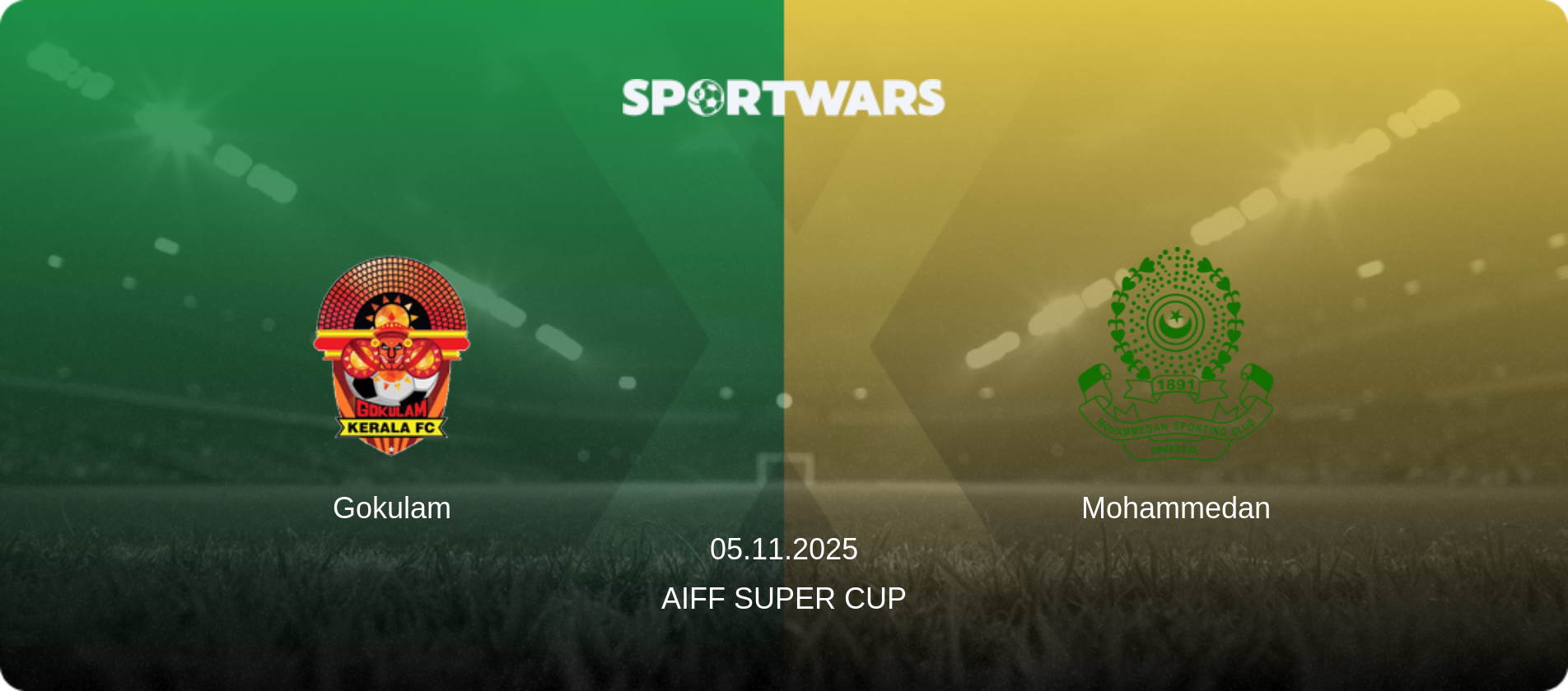 Gokulam — Mohammedan, 05.11.2025 — AIFF Super Cup (match preview)