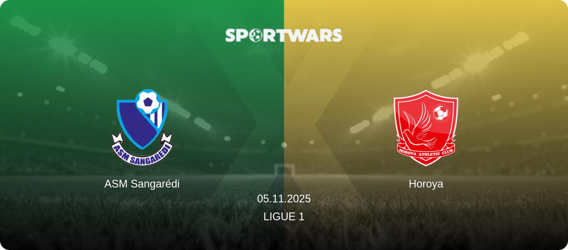 ASM Sangarédi — Horoya, 05.11.2025 — Ligue 1 (match preview)