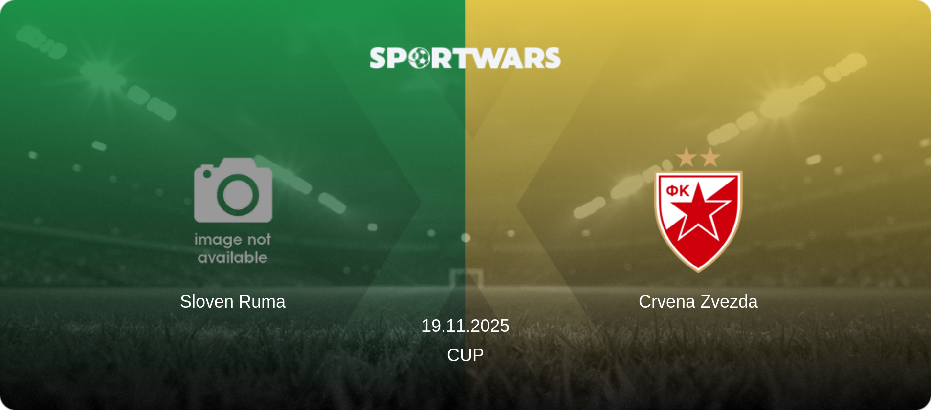 Sloven Ruma — Crvena Zvezda, 19.11.2025 — Cup (match preview)