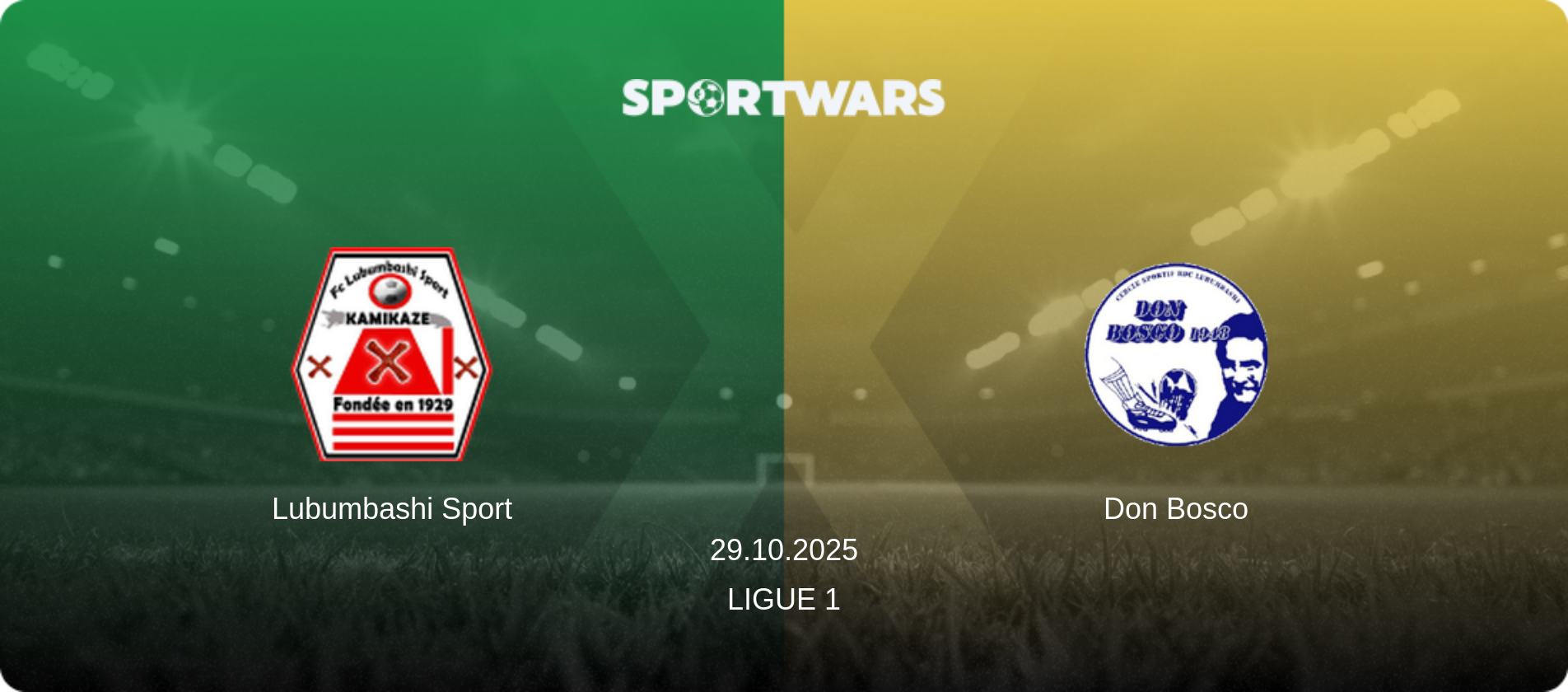 Lubumbashi Sport — Don Bosco, 29.10.2025 — Ligue 1 (match preview)