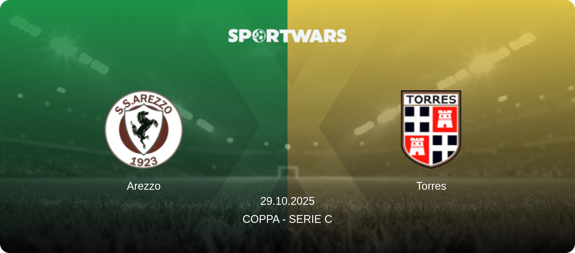 Arezzo — Torres, 29.10.2025 — Coppa - Serie C (match preview)