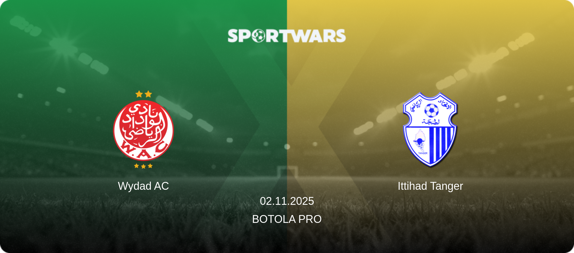 Wydad AC — Ittihad Tanger, 02.11.2025 — Botola Pro (match preview)