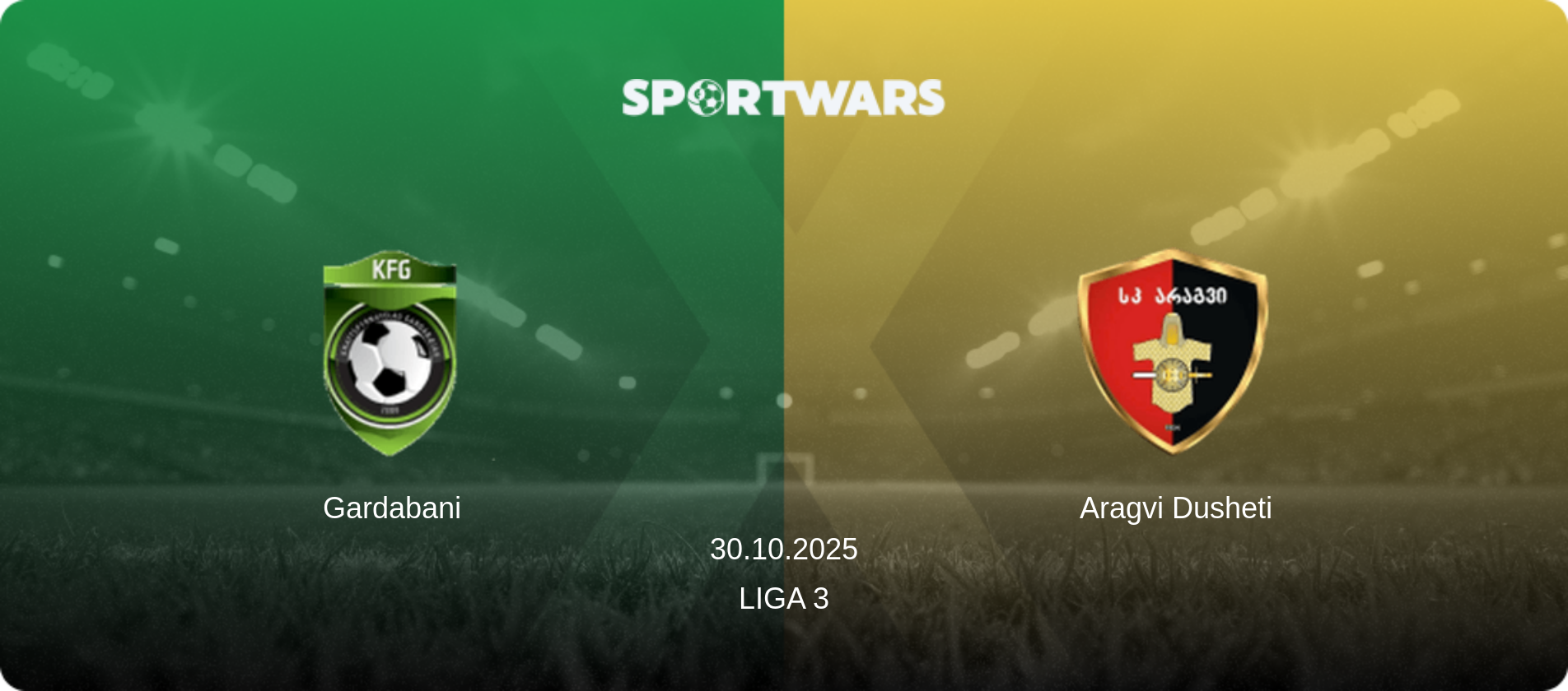 Gardabani — Aragvi Dusheti, 30.10.2025 — Liga 3 (match preview)