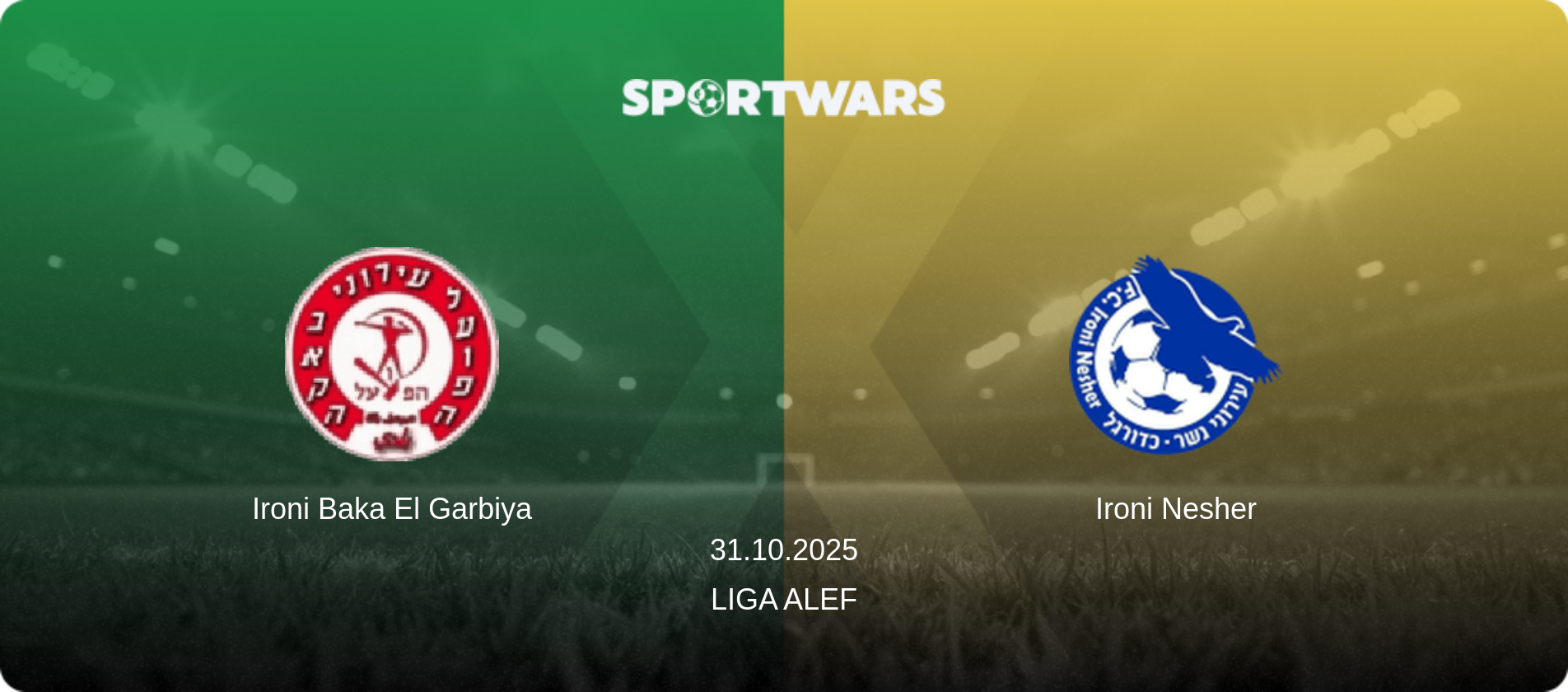 Ironi Baka El Garbiya — Ironi Nesher, 31.10.2025 — Liga Alef (match preview)