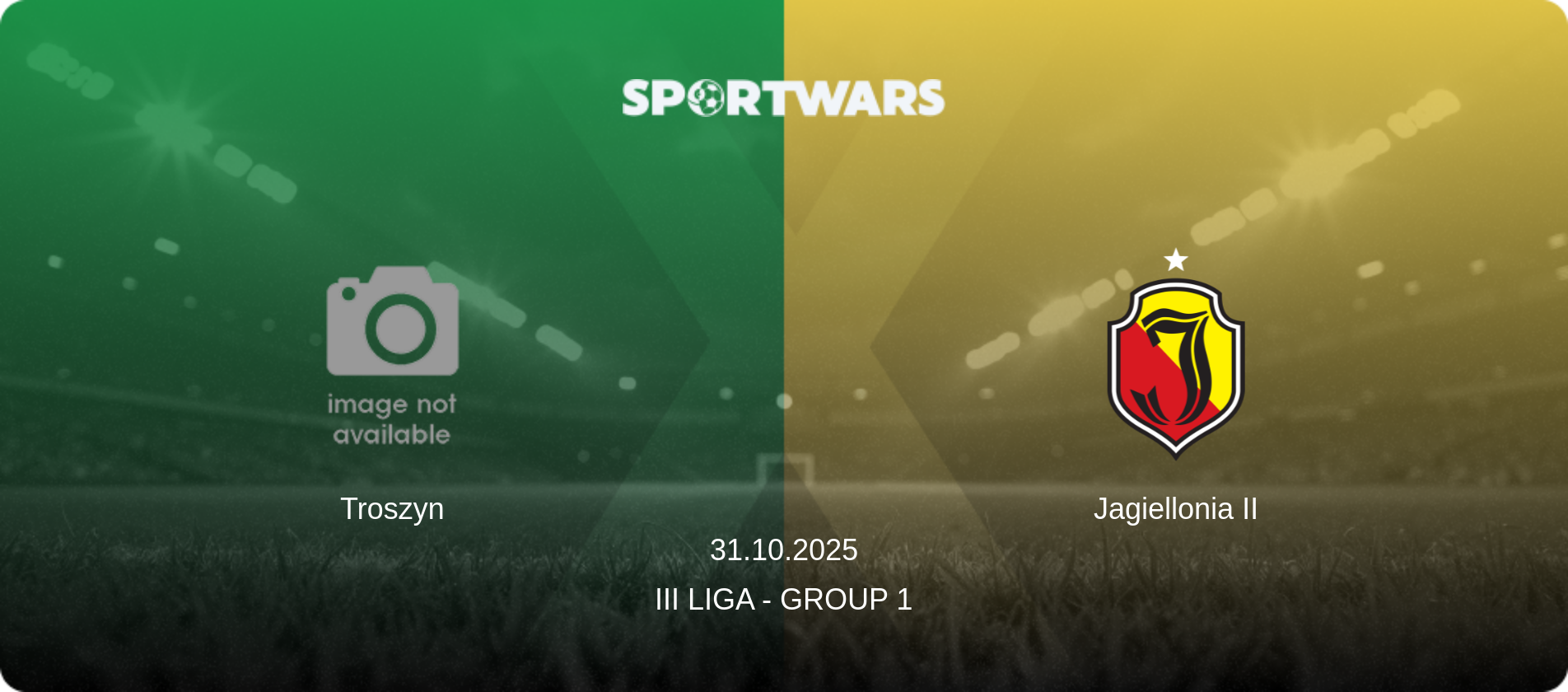Troszyn — Jagiellonia II, 31.10.2025 — III Liga - Group 1 (match preview)