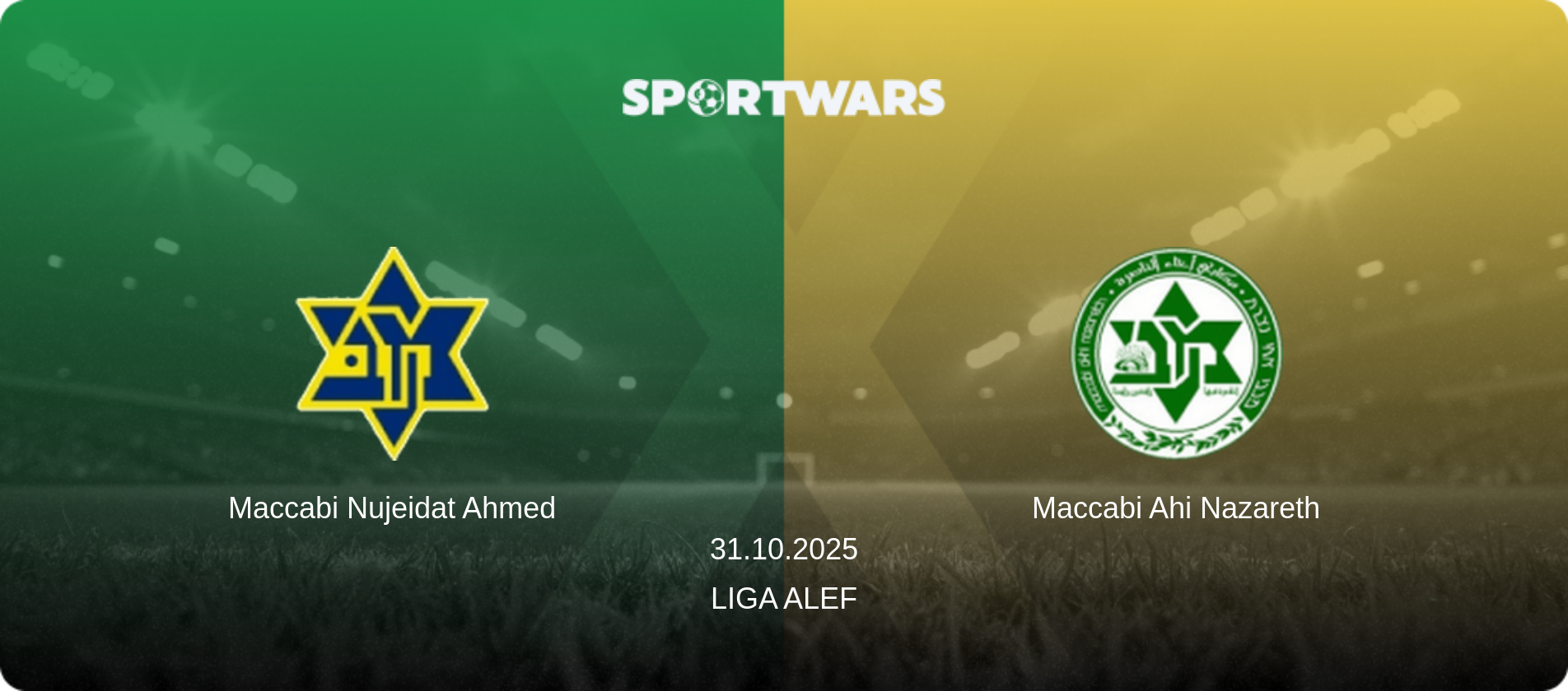 Maccabi Nujeidat Ahmed — Maccabi Ahi Nazareth, 31.10.2025 — Liga Alef (match preview)