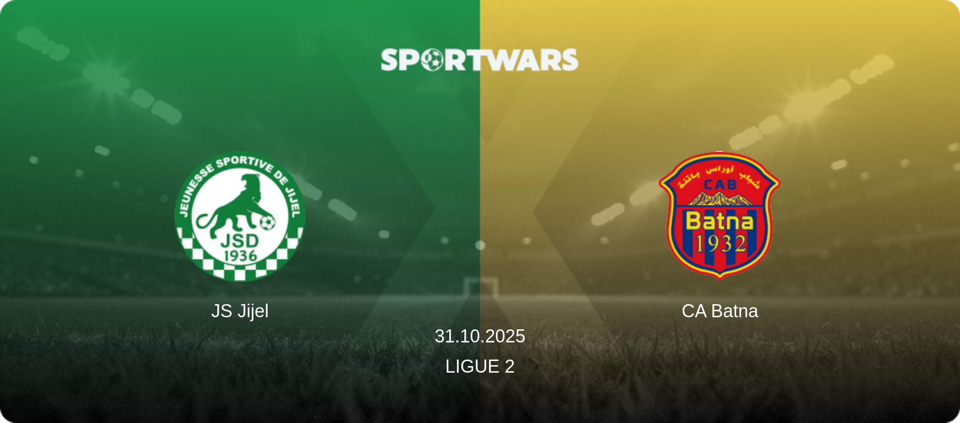 JS Jijel — CA Batna, 31.10.2025 — Ligue 2 (match preview)
